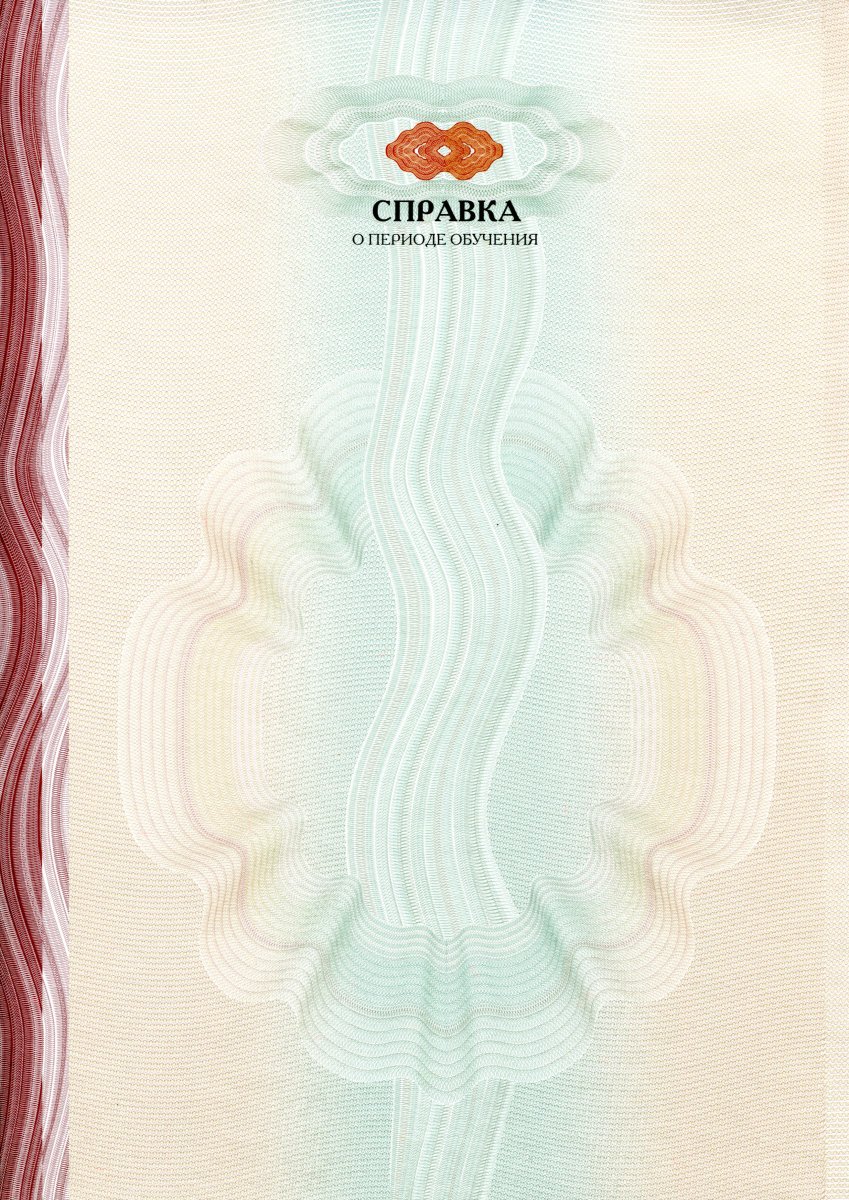 Академическая справка (ВПО, СПО) с 1998 по настоящее время