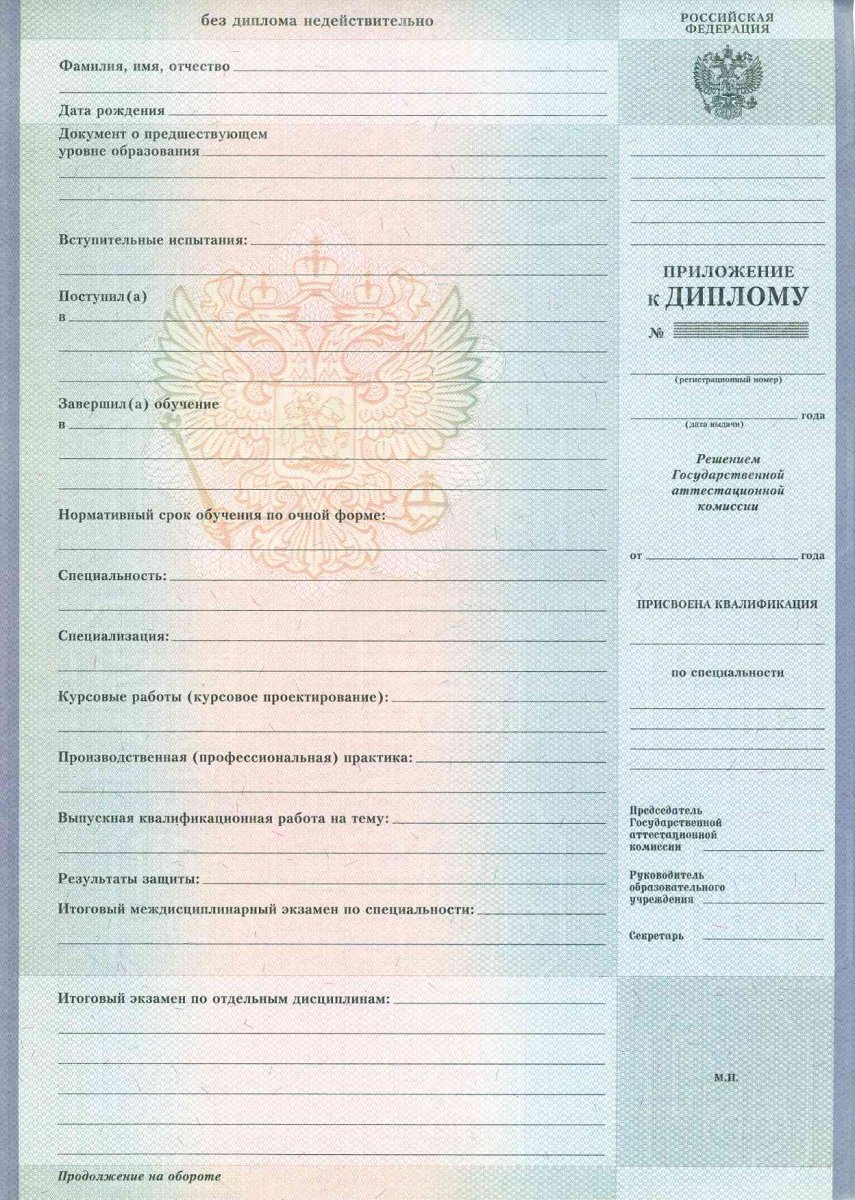 Диплом техникума 2009-2010 года