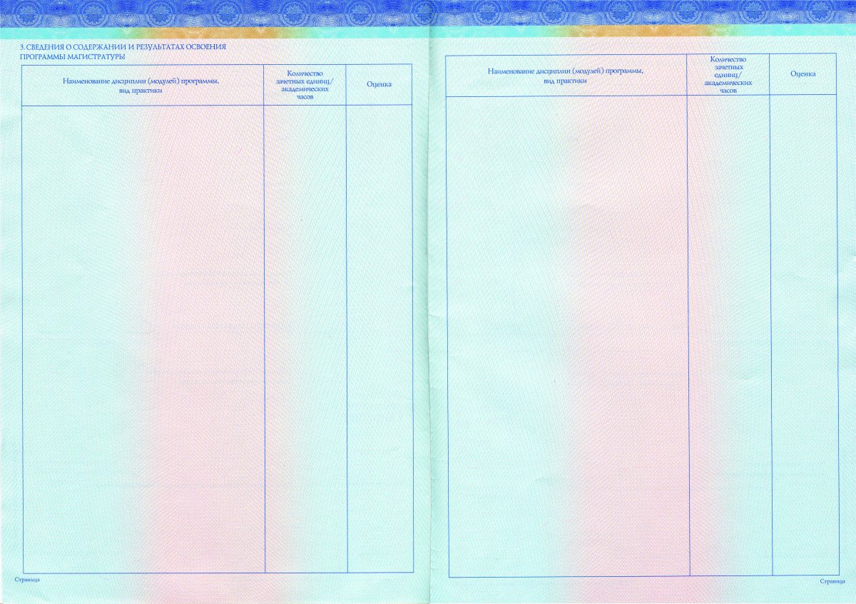 Диплом магистра с 2014-2022 года