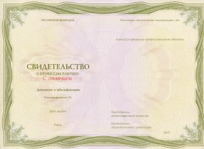 Свидетельство рабочего служащего