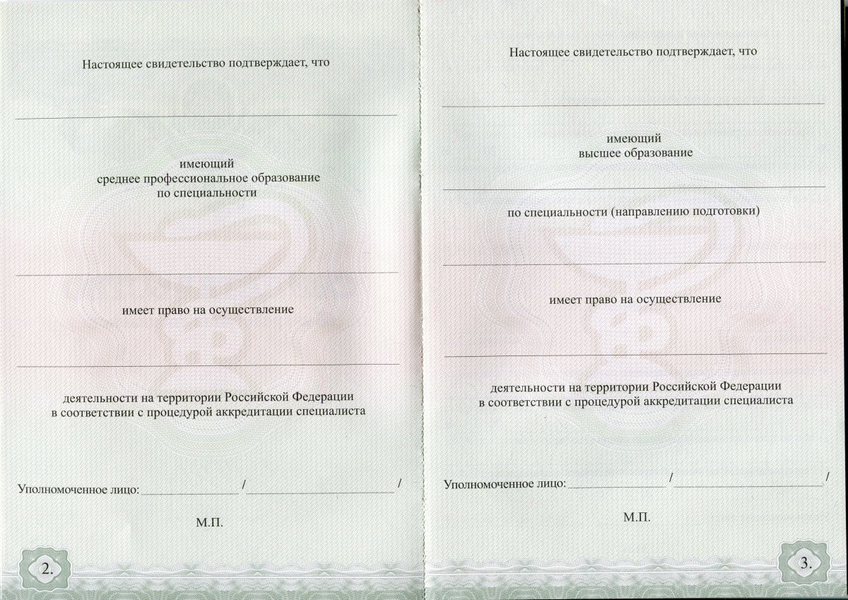 Аккредитация с 2016 по 2022