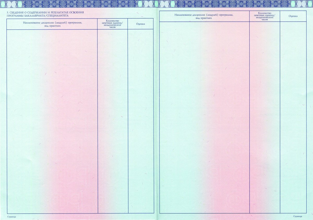 Диплом специалиста с отличием 2014 - 2022 года (Гознак)